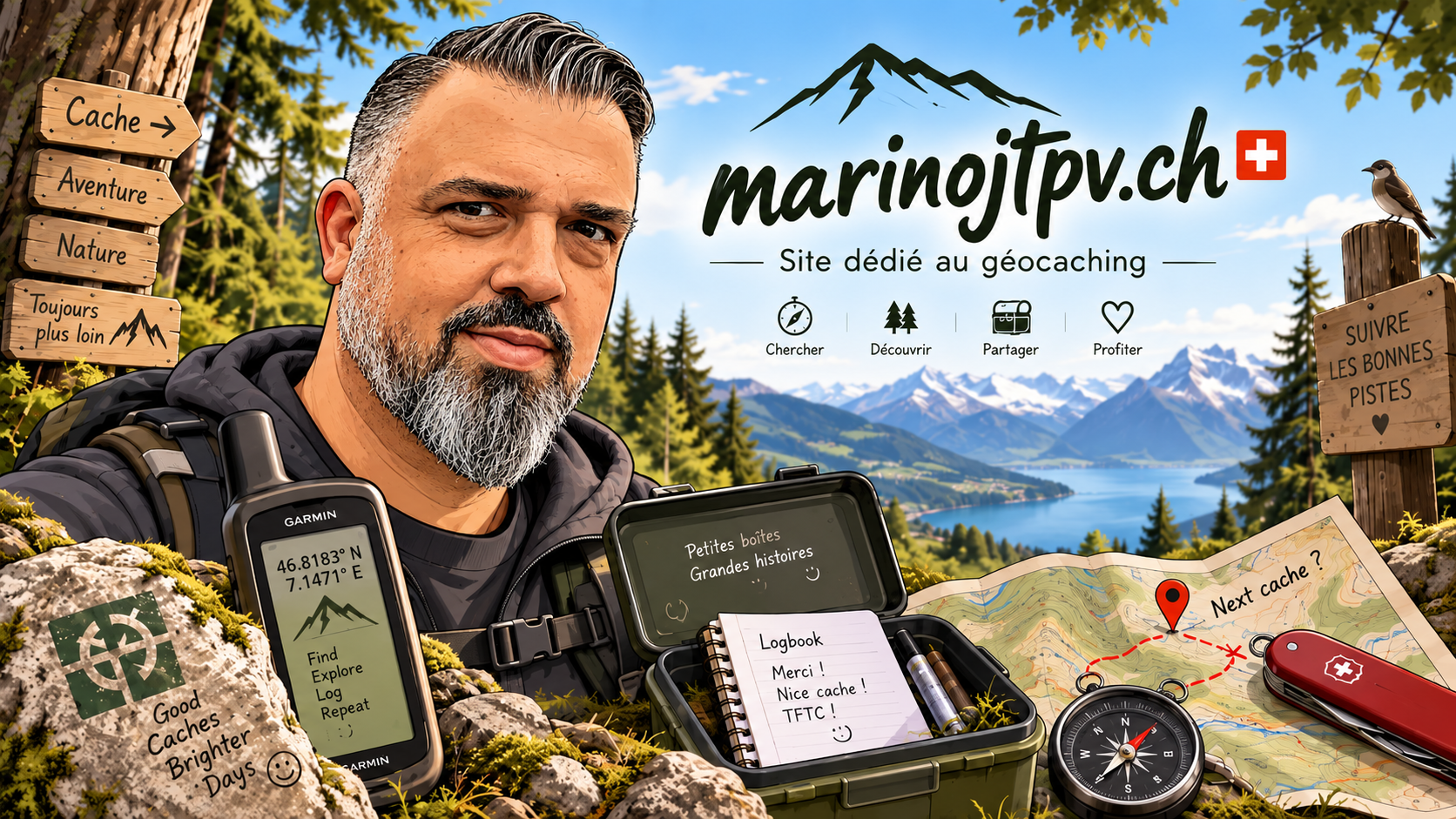 MarinoJTPV — site dédié au géocaching